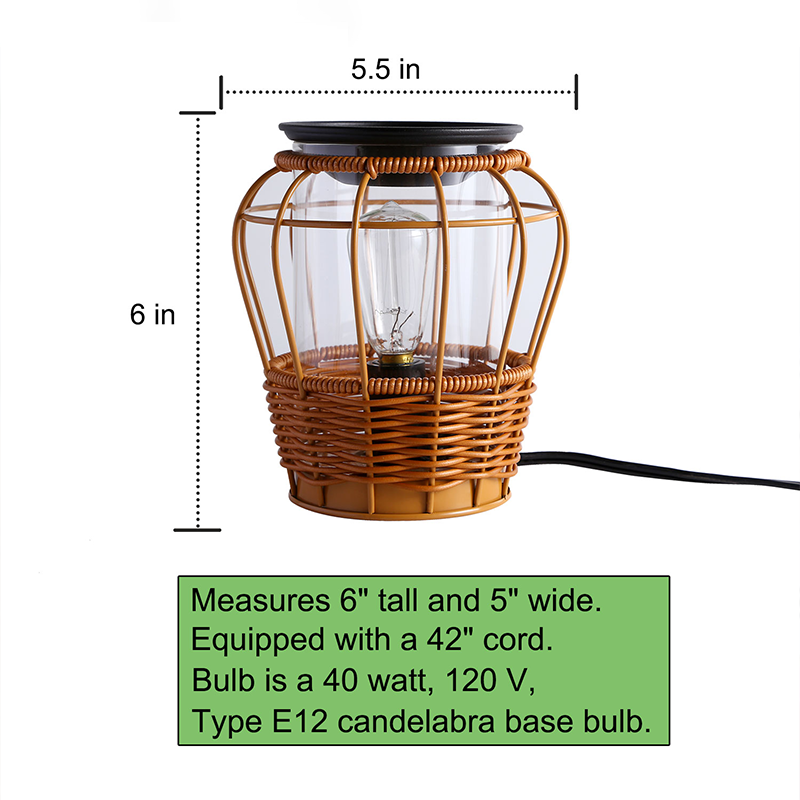 Aromatherapy lamp on a table, enhancing the decor of a modern office