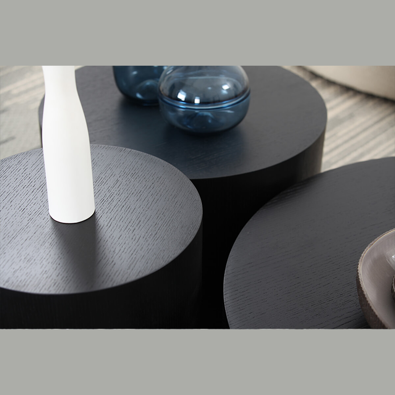 Versatile 15.7" Modern Round Coffee Table with Storage - Image 5