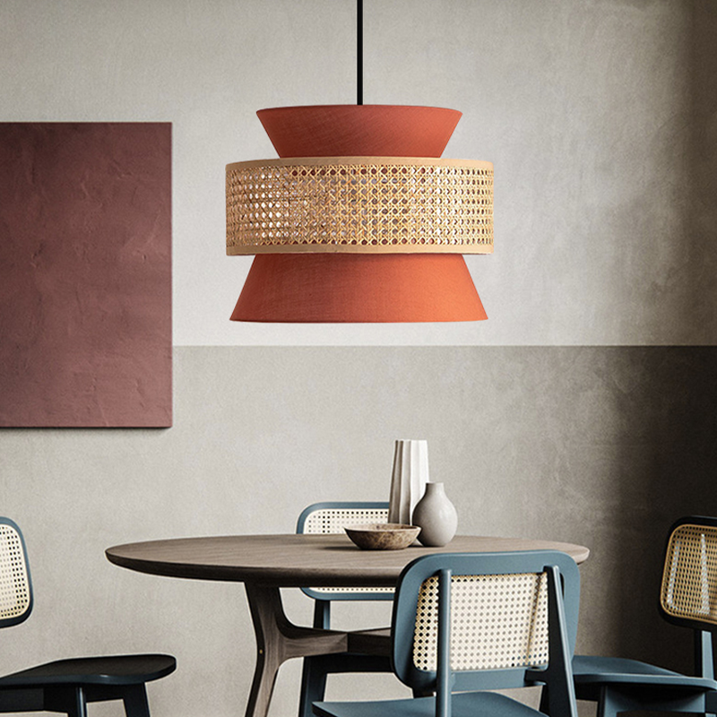 Aurora pendant lights styled over a Nordic-inspired dining table