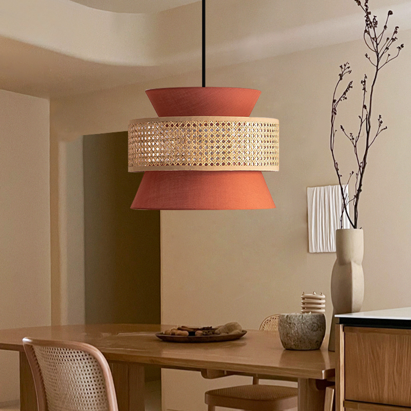 Aurora pendant lights styled over a Nordic-inspired dining table