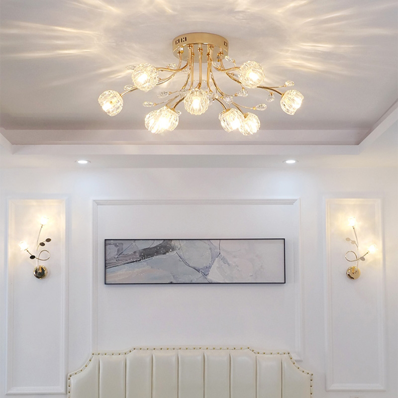 Elegant LED ceiling light illuminating a dining area with warm ambiance.