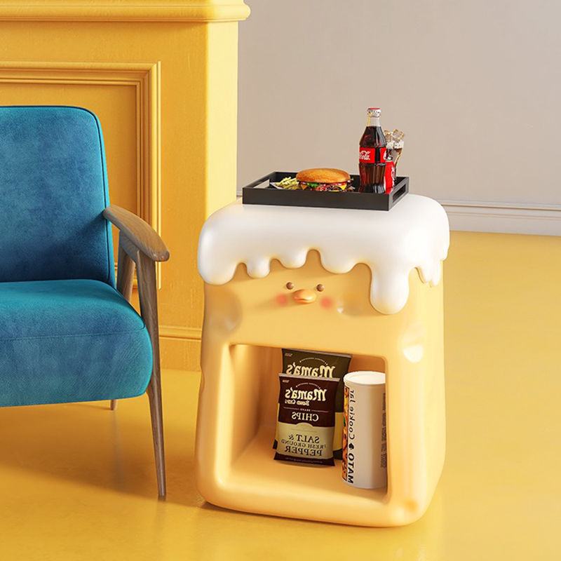 Charming Cheese Duck Nightstand with Dimmable Light - Image 4