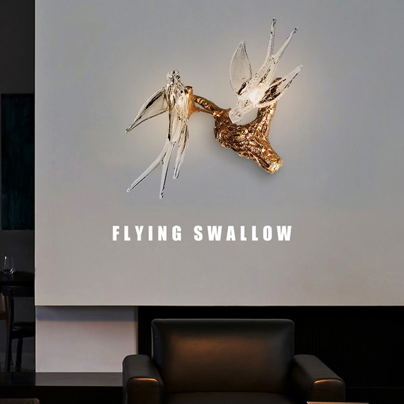 Installation of the modern wall lamp in a cozy hallway, highlighting its elegant design.