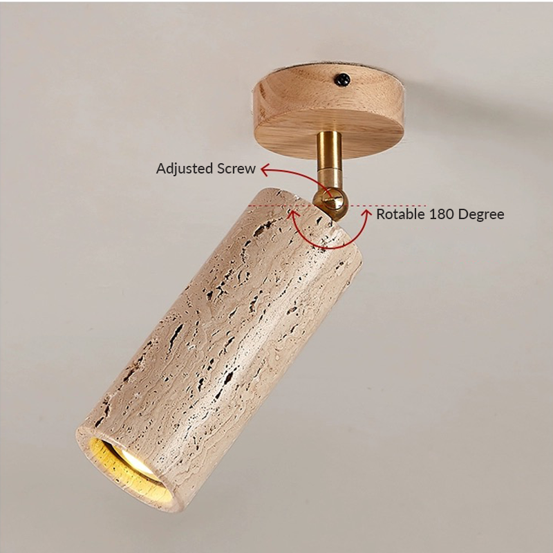 Side view of LED spotlight highlighting frosted lens and electroplated face ring – best surface mounted lights for home