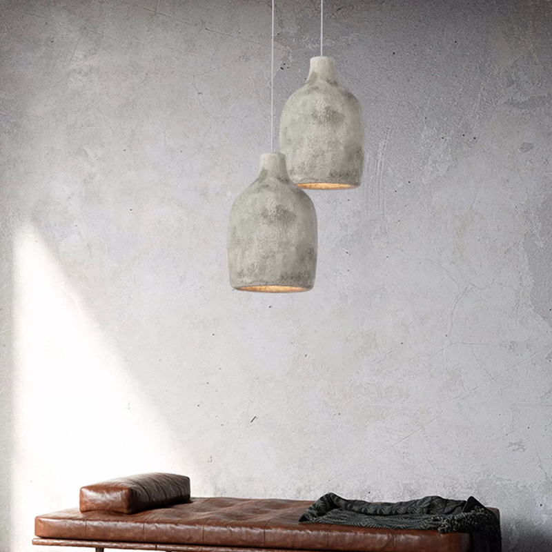 The versatile Japanese pendant light illuminating a stylish dining area.