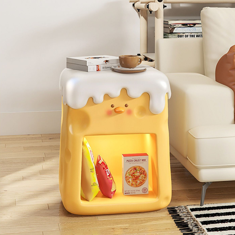 Charming Cheese Duck Nightstand with Dimmable Light - Image 6