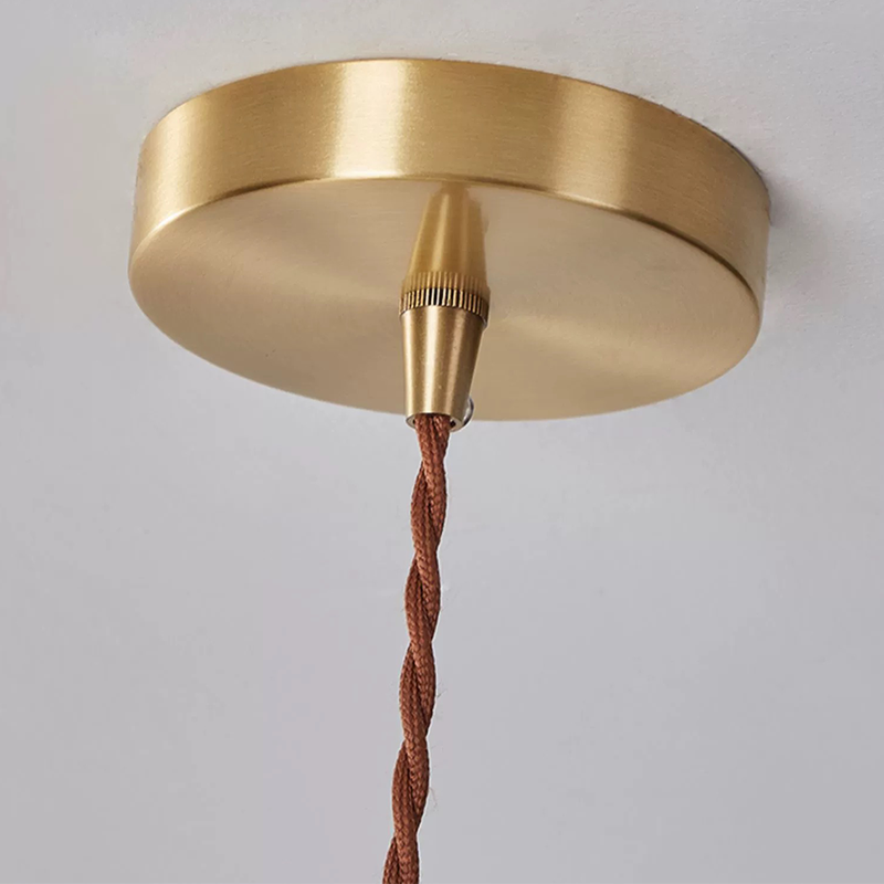 Elegant Pleated Fabric Shade Pendant Light - Image 8