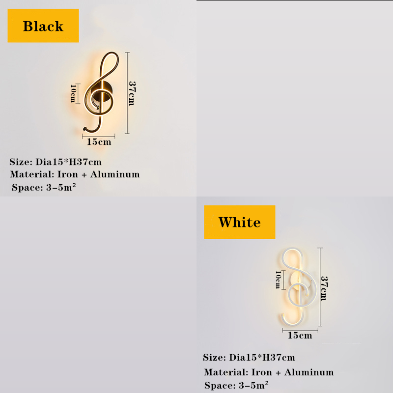 Front view of LED wall light illuminating a bedroom with soft upward glow