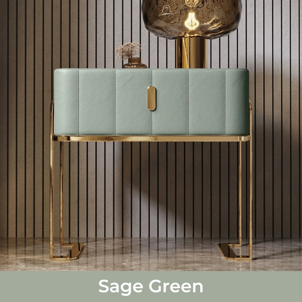 Contemporary Nightstand with Stylish Sintered Stone Top - Image 12