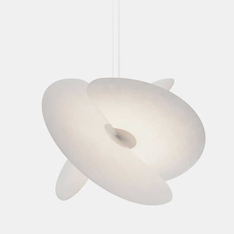 Luminette Silk Pendant – Adjustable White Modern Ceiling Light - Image 8
