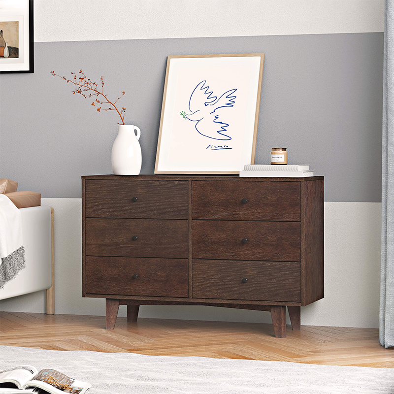 Auburn Retro Cabinet showcasing its birch handles and spacious interior.