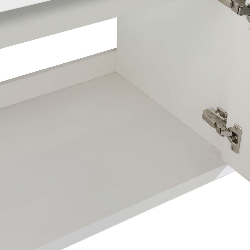 Lustra 18" White Floating Vanity with Resin Sink & Soft-Close Cabinet - Image 7