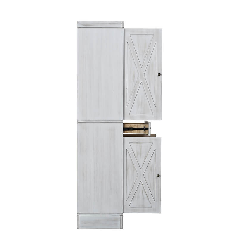 Elegant Natural Wood Sideboard Storage Cabinet - Image 3