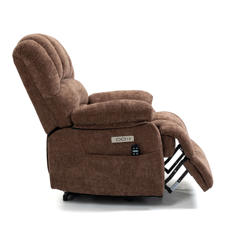 SerenityLift 23" Power Lift Recliner Chair with Massage & USB - Image 5