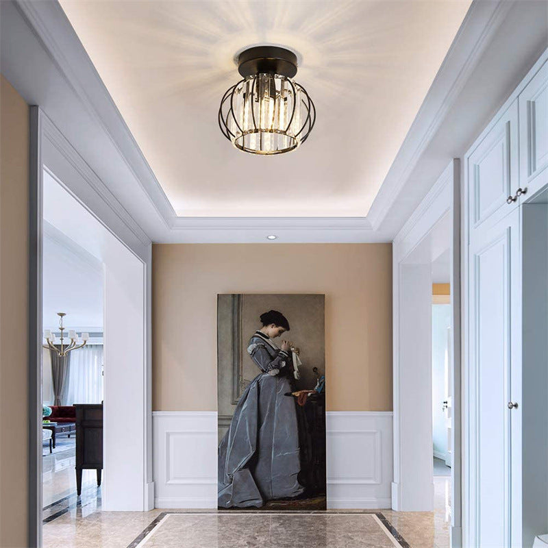 Stylish flush mount light in a cozy living room setting