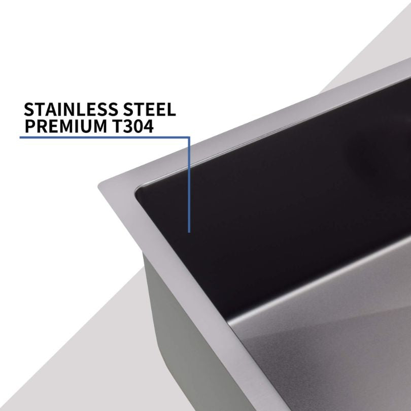 Elegant 30-Inch Black Stainless Steel Undermount Kitchen Sink - Image 9