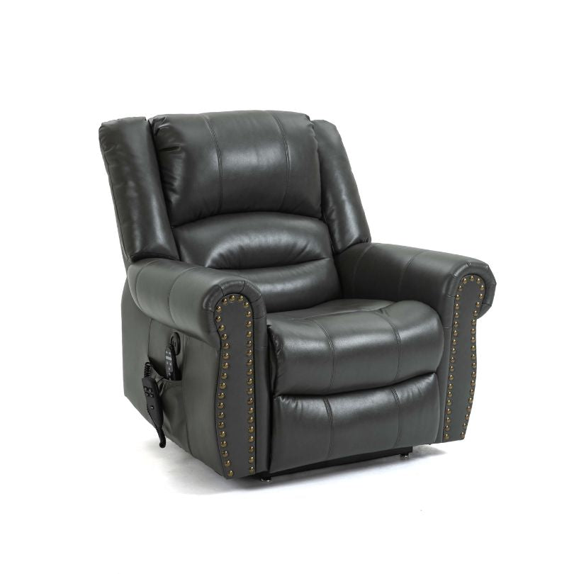Premium 40" Dual Motor Lift Recliner Chair with Heat & Massage - Image 3