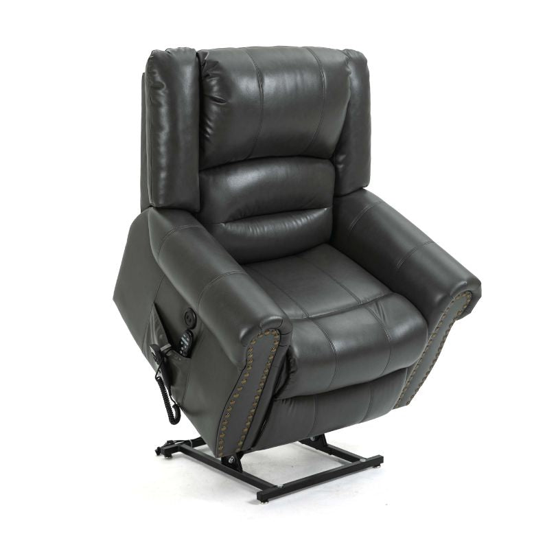 Premium 40" Dual Motor Lift Recliner Chair with Heat & Massage - Image 7