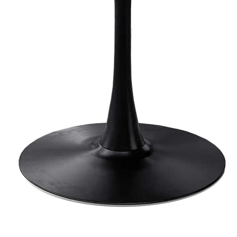 Chic 42" Modern Black Round Dining Table - Image 5
