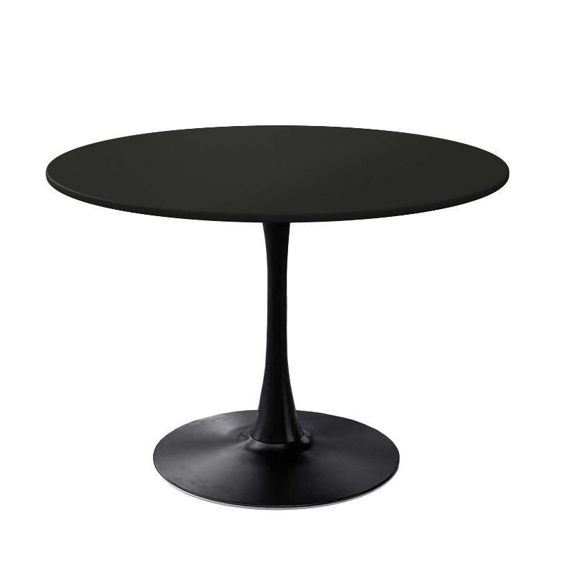 Chic 42" Modern Black Round Dining Table - Image 3
