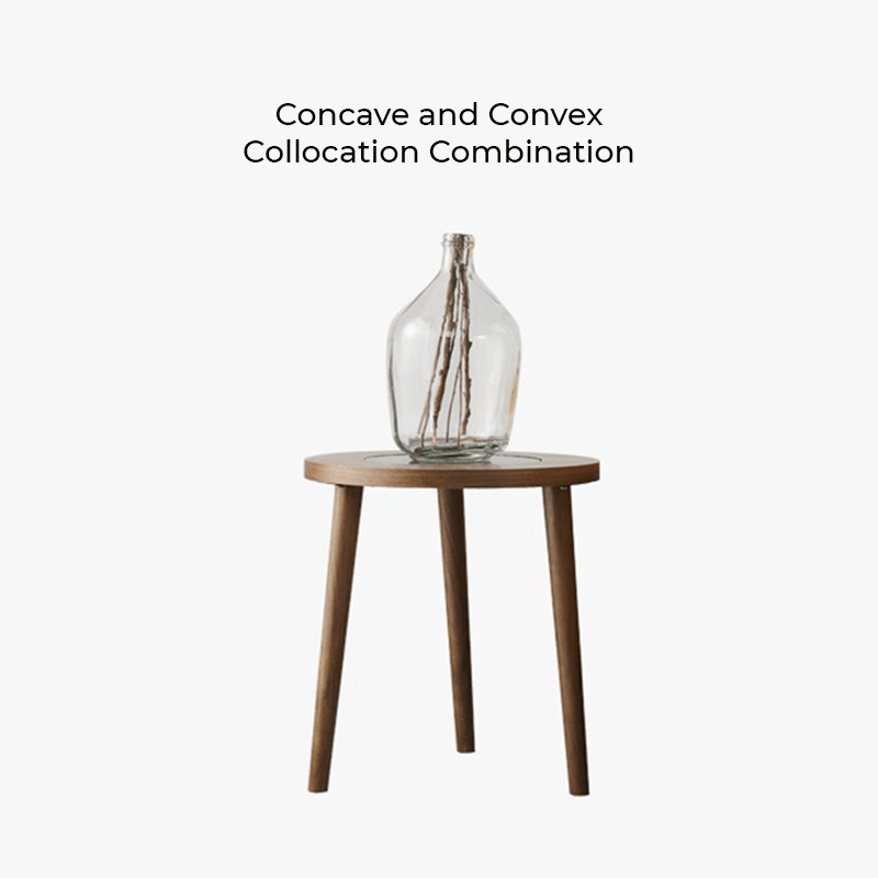 Angle view of Charming 47-Inch Rustic Coffee Table showing the beehive design and glass top.