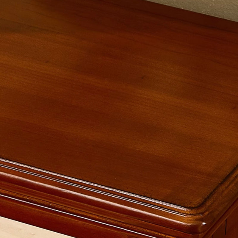 Close-up of the louver door detail on the vintage cabinet for breathability