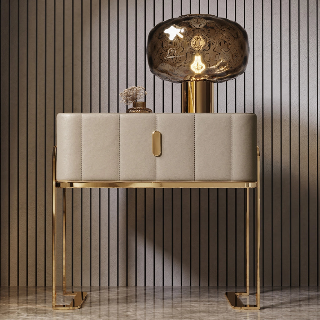 Contemporary Nightstand with Stylish Sintered Stone Top - Image 5