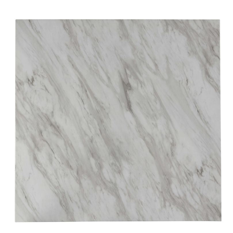 Elegant 5-Piece Faux Marble Counter Height Dining Set - Image 7