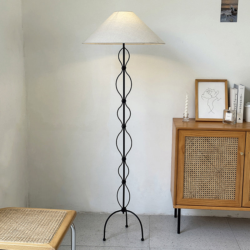 Vintage Elegance LED Corner Floor Lamp - Image 2