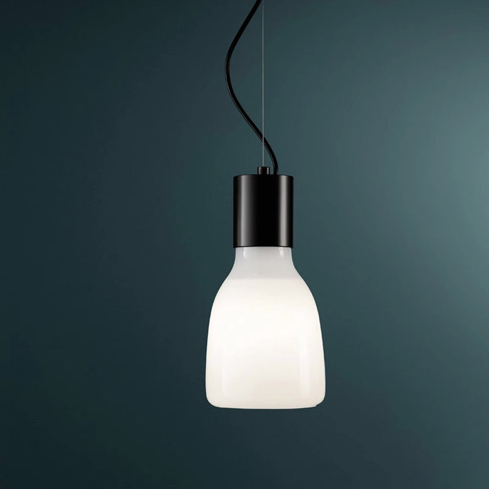 The pendant light installed in a stylish bedroom, exemplifying modern lighting solutions.
