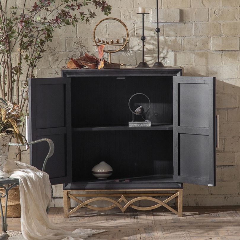 Close-up of the decorative details on the Classic Wooden Sideboard