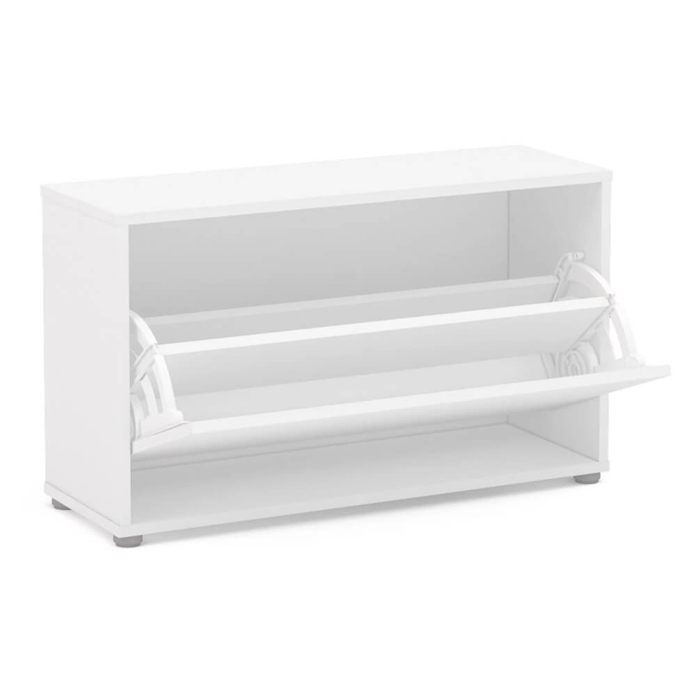 Durable engineered wood shoe organizer in modern design