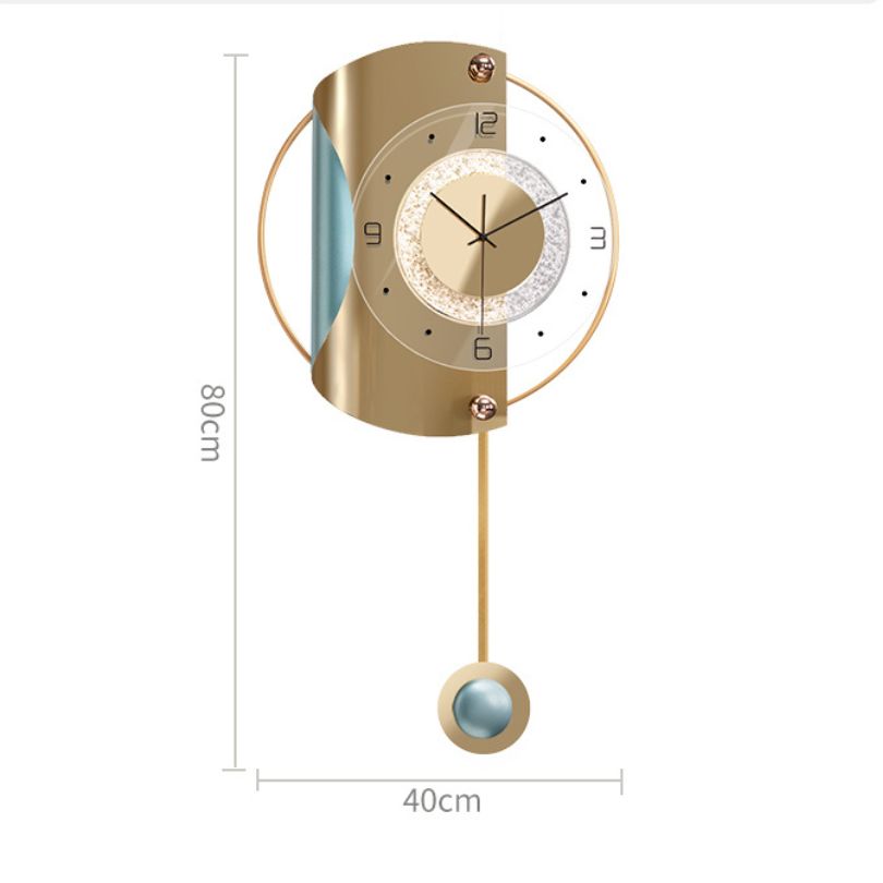Remote control for adjusting the brightness of the luxury backlit wall clock, showcasing its functionality.