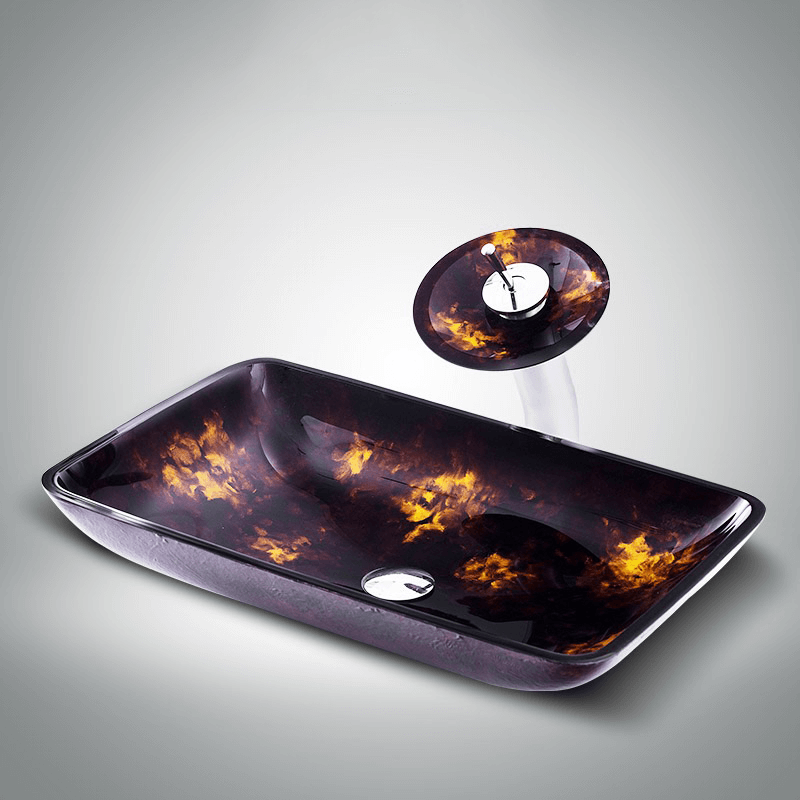 Modern round vessel sink installed in a stylish bathroom setting demonstrating its unique design.