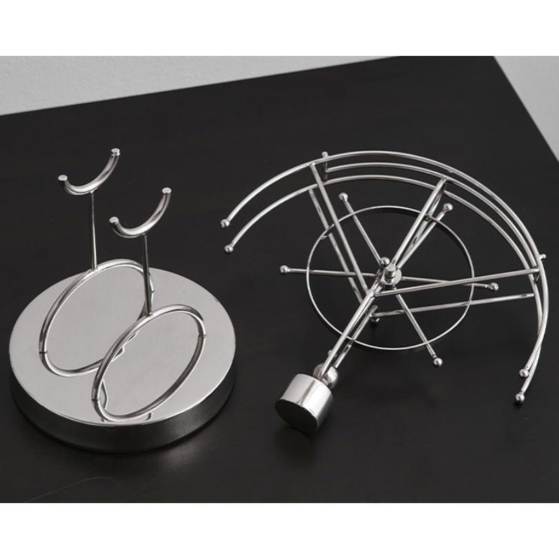 Charming Ferris wheel desk decor showcasing vibrant colors and vintage design from an angle.