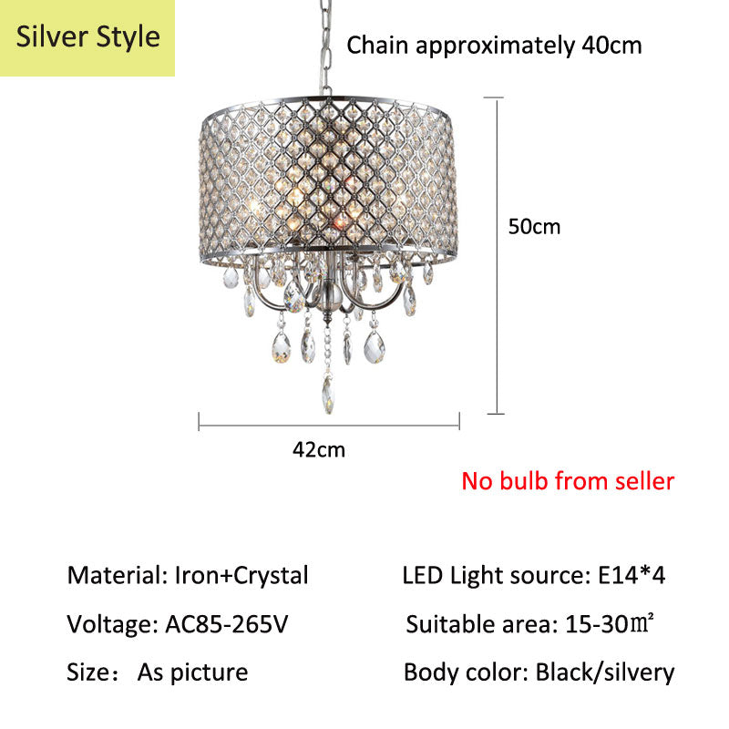 Chandelier installed in a modern dining room setting