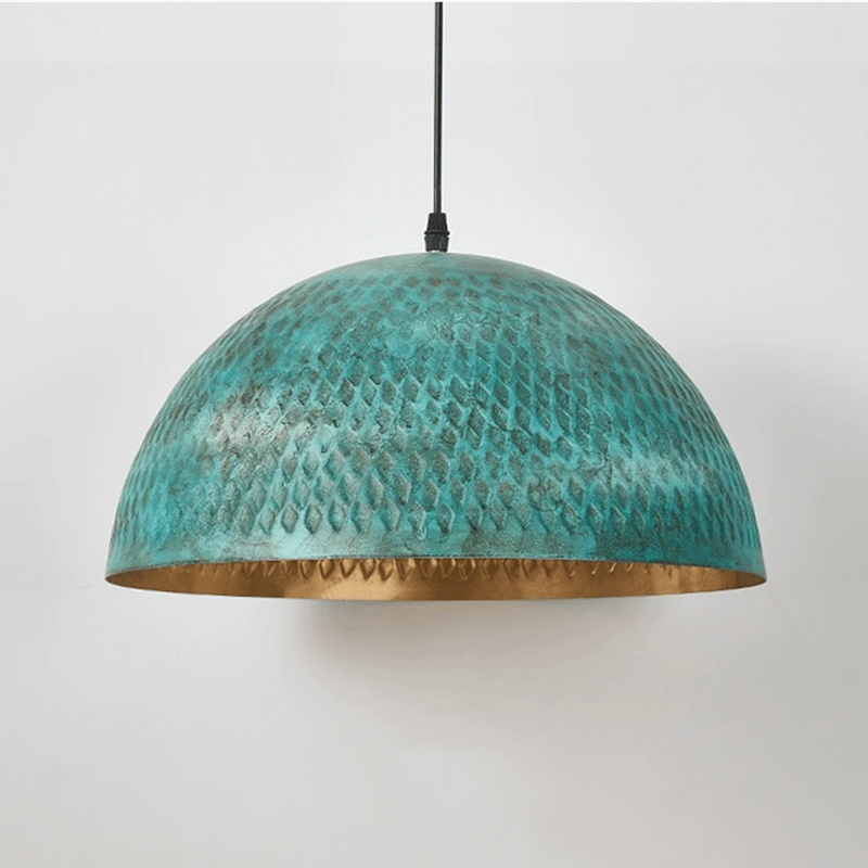 Close-up view of the adjustable suspension wire on the Urban Industrial Pendant Light.