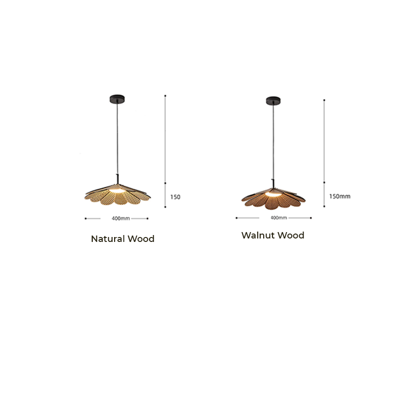 Rattan chandelier displayed in a stylish living room, enhancing the decor with soft illumination.