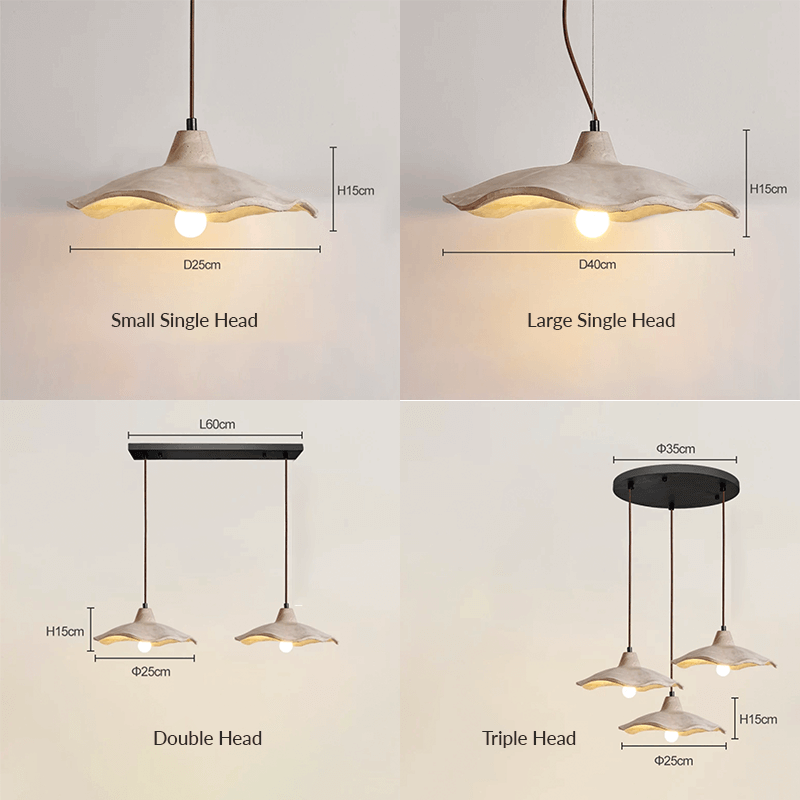 Japanese style yellow stone pendant lamp illuminating a café, creating a warm and inviting atmosphere.