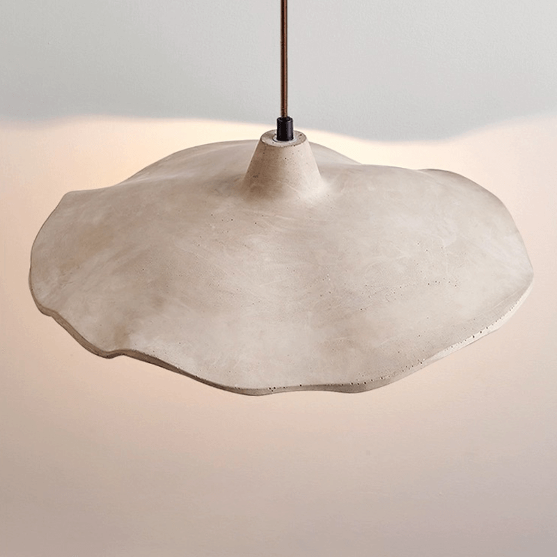 Close-up of the yellow stone lamp showcasing its beautiful design and intricate details.