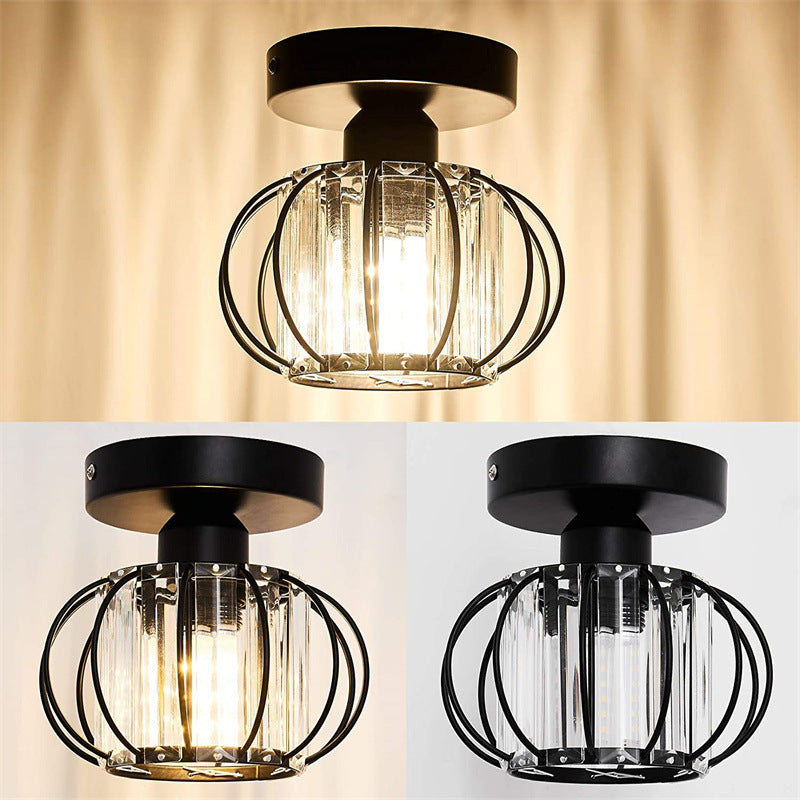 Stylish flush mount light in a cozy living room setting