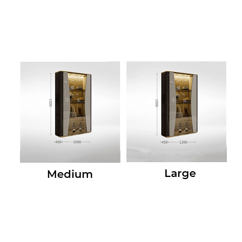 Elegant Glass Wine Display Cabinet for Modern Homes - Image 8