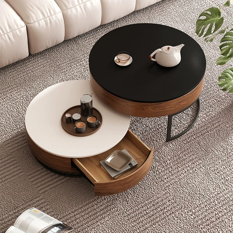 Stylish display of books and decor on the shelf of the lift top coffee table, highlighting its storage capabilities.