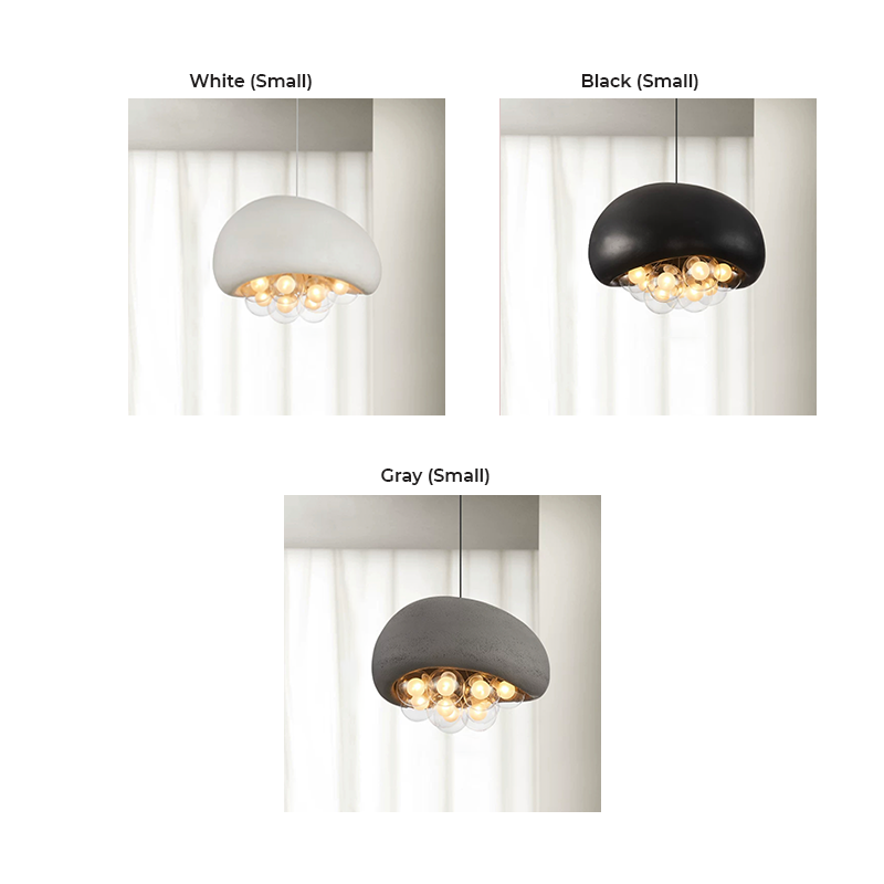 Close-up of the Bubbles Pendant Light showcasing its unique design and materials.