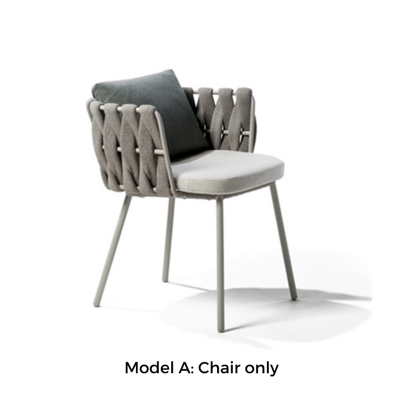 Marina Oval Outdoor Dining Set showcasing the elegant design and plush seating.