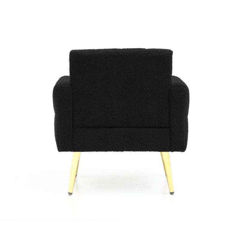 Teddy Luxe Mid-Century Armchair with Waist Pillow - Image 6