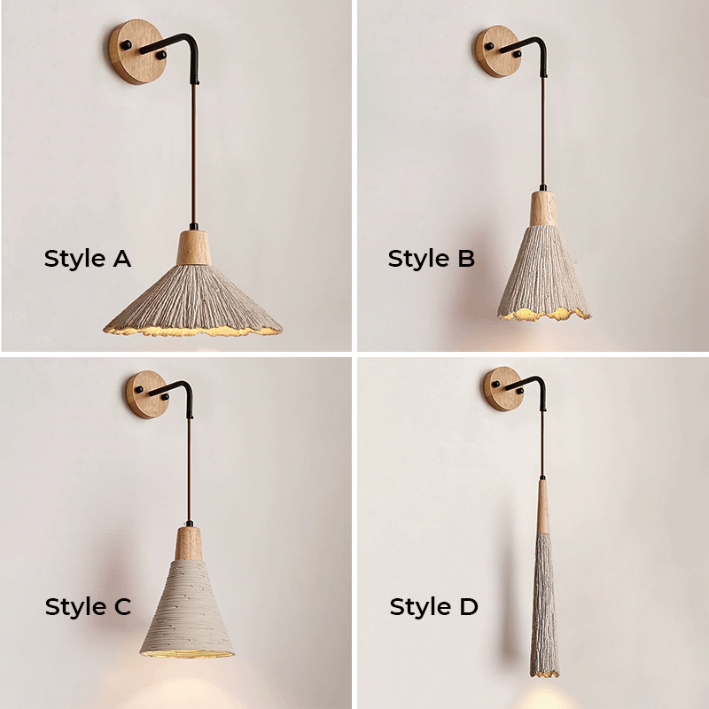 Adjustable wall sconce providing soft lighting in a restaurant interior
