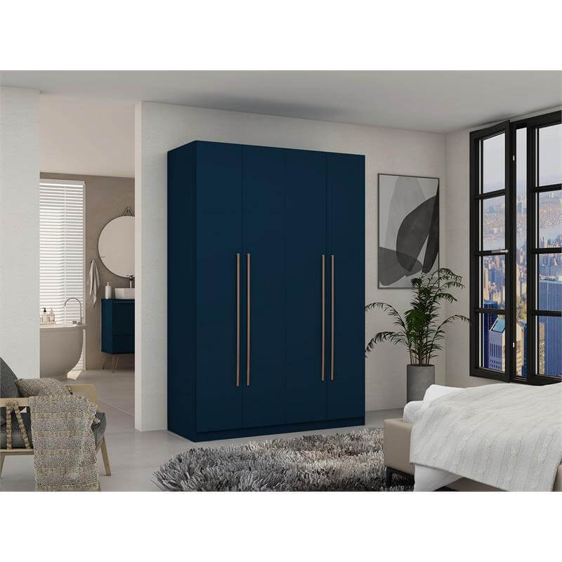 Sleek Modern Freestanding Wardrobe Armoire - Image 6