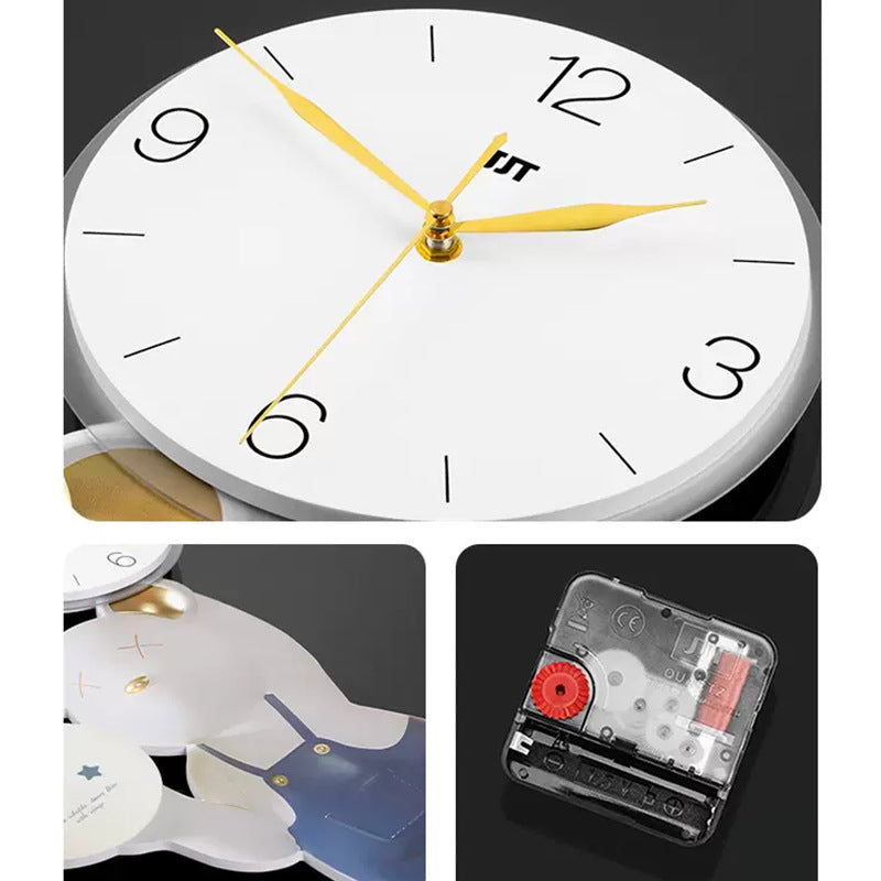 Trendy Cartoon Bear Wall Clock - Image 5