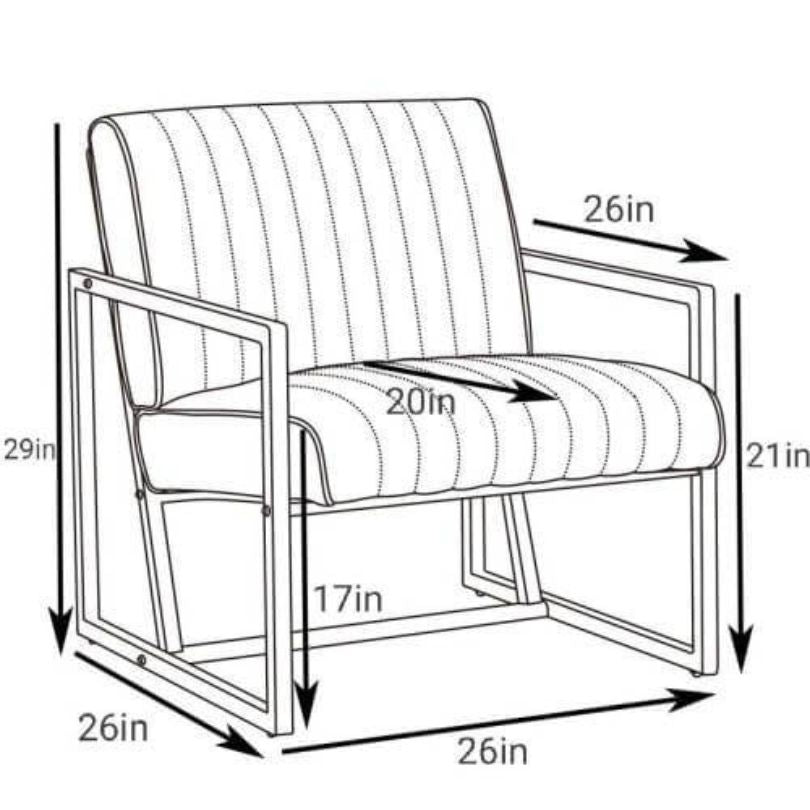 Angled view of modern armchair highlighting velvet cushion and steel legs